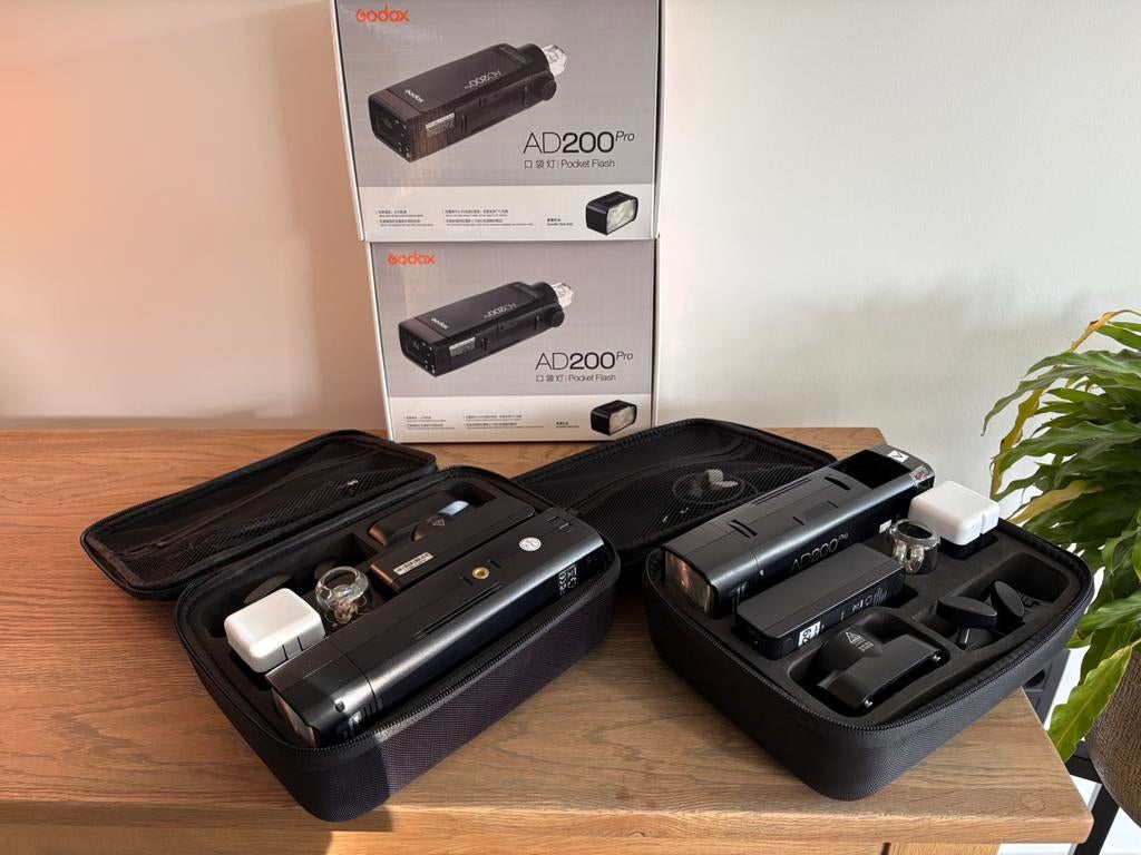 Godox AD200Pro 2 stuks, TV, Hi-fi & Vidéo, Photo | Flash, Enlèvement ou Envoi, Comme neuf, Autres marques