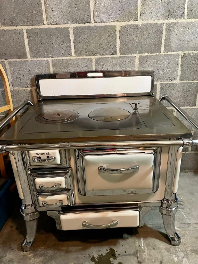 Prachtige kolenkachel Küppersbusch, Ophalen, Gebruikt, Overige brandstoffen, Vrijstaand