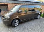 Vw Transporter t5 dubbele cabine, Auto's, Voorwielaandrijving, Euro 5, Stof, Bruin