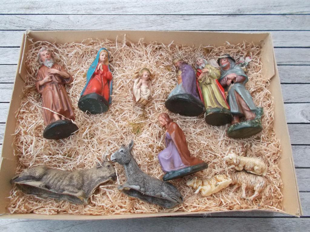 Kerstfiguren, Ophalen of Verzenden, Gebruikt