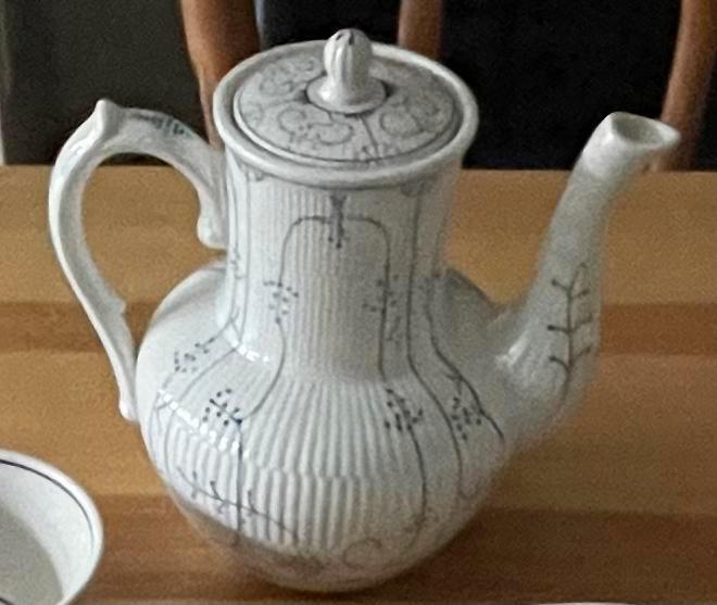 Boch Copenhague koffiepot, melkkannetje en suikerpot, Antiek en Kunst, Antiek | Servies los, Ophalen