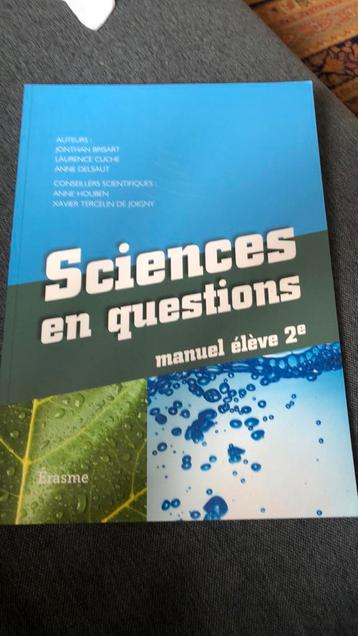 Sciences en questions manuel élève 2e beschikbaar voor biedingen