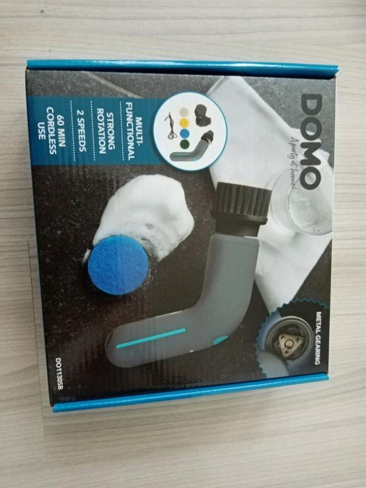 Domo oplaadbare schoonmaakborstel (nieuw), Huis en Inrichting, Schoonmaakartikelen, Ophalen of Verzenden