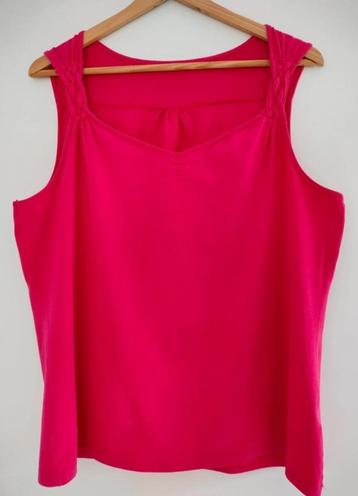 Grote Fusia Top met stretch in. Large. De kleur is zoals op  beschikbaar voor biedingen