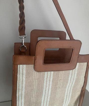 Bruin-beige tas (nieuw), Ophalen of Verzenden, Zo goed als nieuw, Beige, Handtas