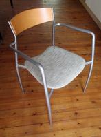 6 stoelen met armleuning, Huis en Inrichting, Ophalen, Gebruikt, Metaal, Vijf, Zes of meer stoelen