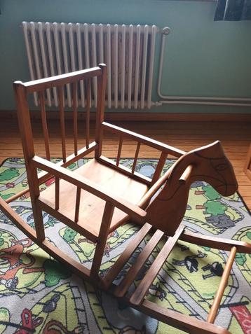 Houten schommelpaard, Kinderen en Baby's, Ophalen, Gebruikt