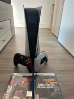 Ps5 met 2 controller en 2 games, Games en Spelcomputers, Spelcomputers | Sony PlayStation 5, Ophalen, Zo goed als nieuw