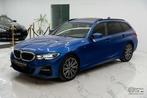 BMW 320 d Touring Aut. M Sport! Pano, Acc, Hud, Line, FULL, Automaat, Zwart, 4 cilinders, Blauw