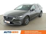 Mazda 6 2.5 Exclusive-Line (bj 2019, automaat), Auto's, Leder, 5 deurs, 172 g/km, Zilver of Grijs