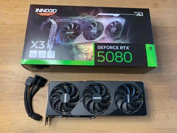 INNO3D Geforce RTX5080, Enlèvement ou Envoi, DisplayPort, Comme neuf, PCI-Express 5