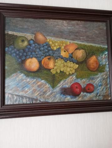 Mooi stilleven van Peperkamp, echt olieverfschilderij  beschikbaar voor biedingen