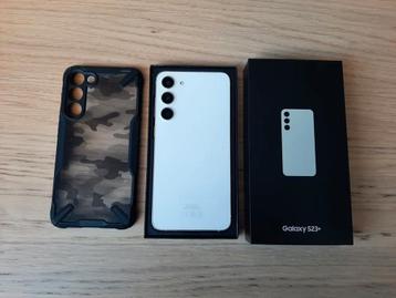 Samsung S23+, cream, 256GB, als nieuw! beschikbaar voor biedingen