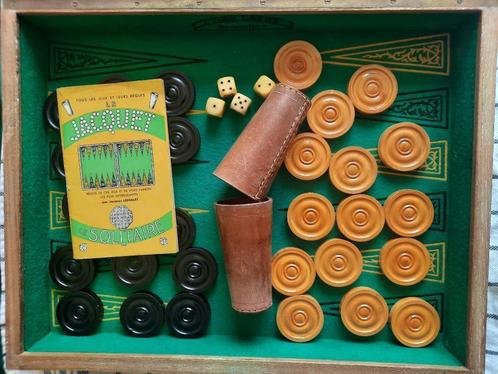 Backgammon, Hobby en Vrije tijd, Gezelschapsspellen | Bordspellen, Zo goed als nieuw, Een of twee spelers, Ophalen
