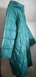 C&A 48/50 NIEUW Petrol blauw/groene lange jas, Overige kleuren, Nieuw, Ophalen of Verzenden, Jas of Mantel