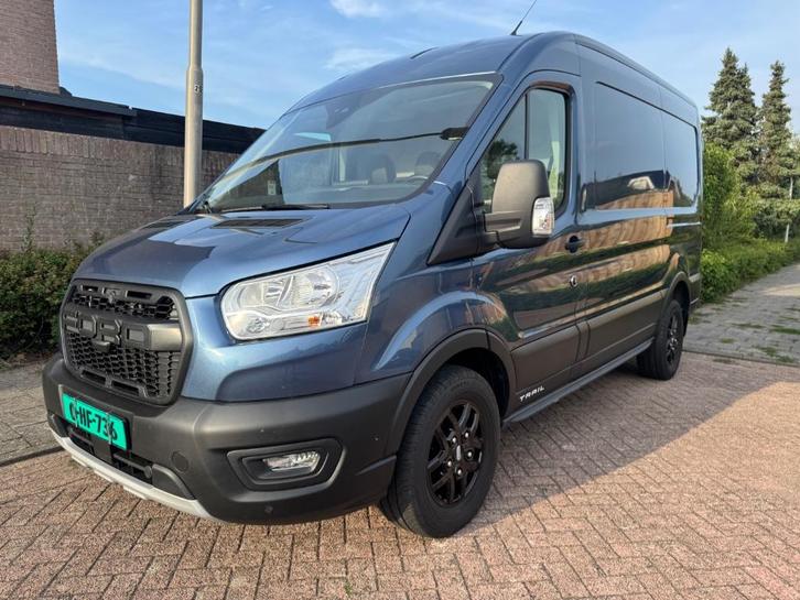 Ford transit 2.0 170 PK TRAIL UITVOERING, Auto's, Bestelwagens en Lichte vracht, Bedrijf, ABS, Achteruitrijcamera, Adaptieve lichten