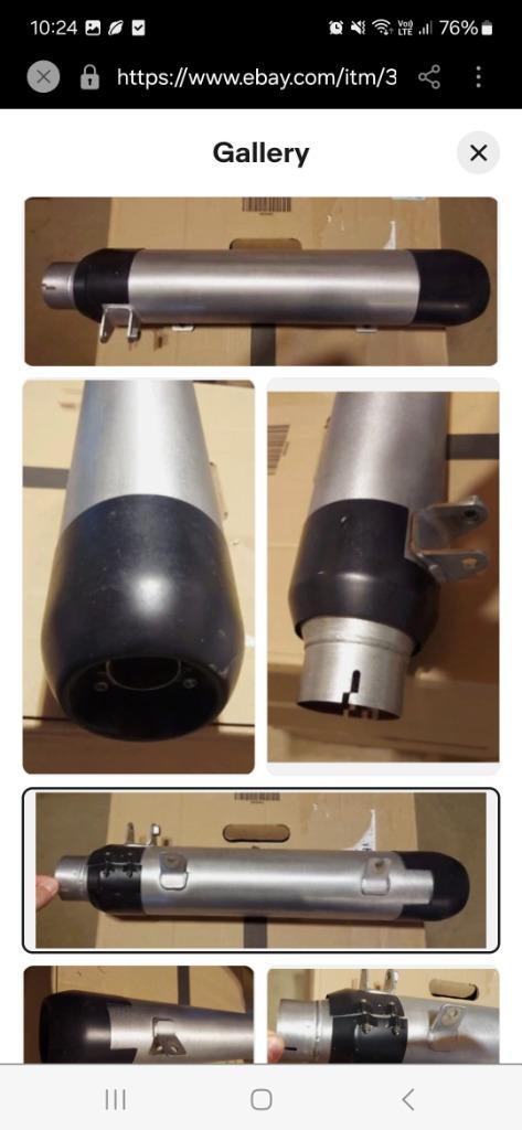 Harley-Davidson V-Rod muffler or exhaust slip-on, Motoren, Onderdelen | Harley-Davidson, Gebruikt, Ophalen of Verzenden