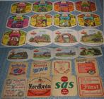 Lot bierviltjes / 330 + 40 dubbels, Ophalen of Verzenden, Gebruikt, Viltje(s), Overige merken
