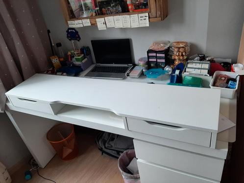 Opzetstuk bureau Alex ikea, Huis en Inrichting, Bureaus, Gebruikt, Bureau, Ophalen