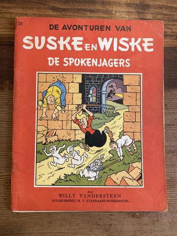 Suske en Wiske - Nr. 28 - De Spokenjagers - Eerste druk 1956 beschikbaar voor biedingen
