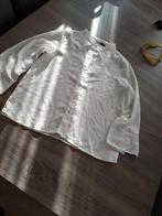 Zara witte blouse met kant - small, Kleding | Dames, Zara, Ophalen of Verzenden, Wit, Zo goed als nieuw