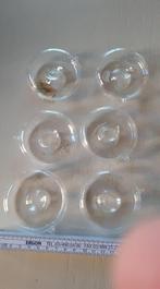 6 glazen bloemdrijvers, Ophalen, Overige kleuren, Nieuw, Glas