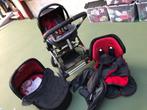 Maxi Cosi + draagmand + zitstoel + buggyboard + toebehoren, Kinderen en Baby's, Verstelbare duwstang, Ophalen of Verzenden, Zo goed als nieuw