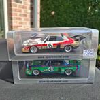 2 x 1/43 Spark BMW 3.5 CSL    24h Le Mans 1976, Ophalen of Verzenden, Nieuw, Auto, Overige merken