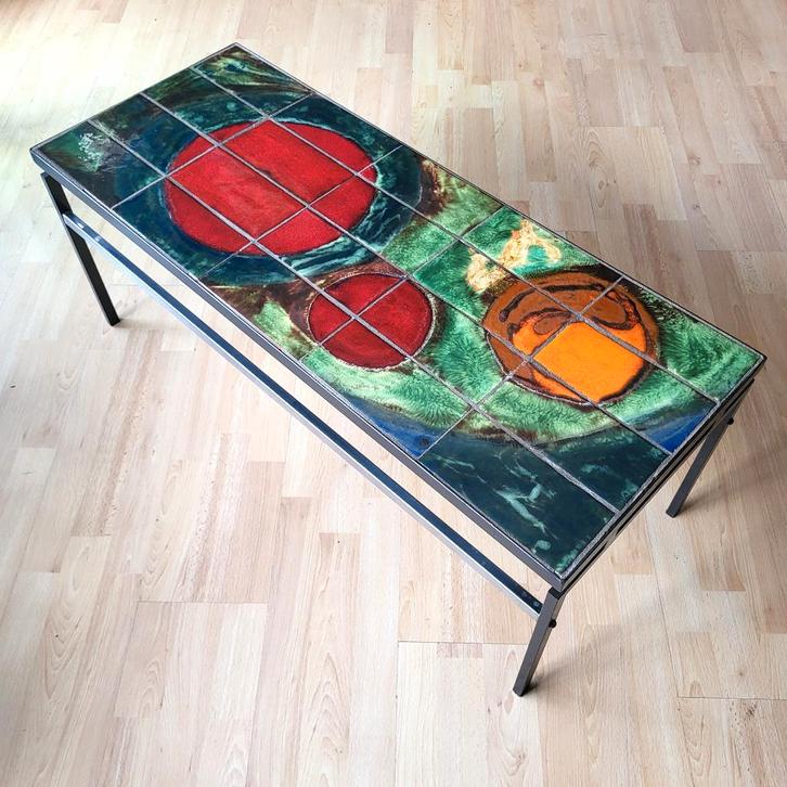 ✔️J. Belarti Design salontafel 70', Huis en Inrichting, Tafels | Salontafels, Zo goed als nieuw, Minder dan 50 cm, Minder dan 50 cm