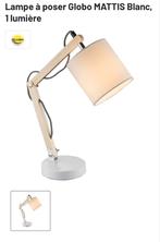 Globo MATTIS Tafellamp Wit, 1-licht, Huis en Inrichting, Lampen | Tafellampen, Zo goed als nieuw