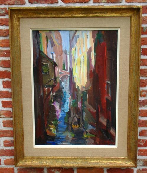 Tilleux Joseph ( 1896 - 1978 ) Venetie 1961, Antiek en Kunst, Kunst | Schilderijen | Klassiek, Ophalen
