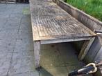 Tuintafel, Tuin en Terras, Tuintafels, Ophalen, Gebruikt, Rechthoekig, Teakhout