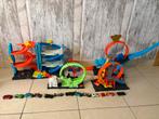 4 Hot wheels banen + autotjes, Kinderen en Baby's, Speelgoed | Racebanen, Ophalen, Hot Wheels