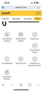 Camfi spiegelreflexcamera, Audio, Tv en Foto, Ophalen, Zo goed als nieuw, Spiegelreflex