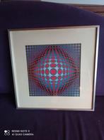 Vasarely   cadre vintage  1970, Enlèvement ou Envoi