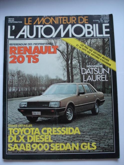 Le Moniteur de l'Automobile 715, Livres, Autos | Brochures & Magazines, Utilisé, Général, Envoi