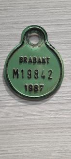 Plaque de vélo Brabant 1987, Ophalen