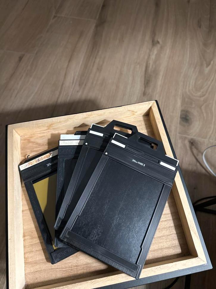 Set van 45” chassis — Fidelity/Lisco — Goede staat, Audio, Tv en Foto, Foto | Doka Apparatuur, Gebruikt, Ophalen of Verzenden