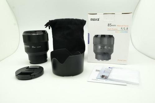 Meike 85mm f1.8 85/1.8 Sony e-mount handmatige niet-AF-lens, Audio, Tv en Foto, Foto | Lenzen en Objectieven, Zo goed als nieuw