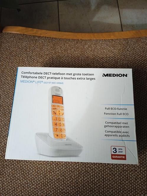 Dect - Telefoon Met Grote Toetsen, Telecommunicatie, Vaste telefoons | Handsets en Draadloos, Nieuw, Ophalen