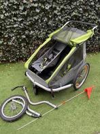 croozer fietskar 2 personen met hangmat, Fietsen en Brommers, Ophalen, Gebruikt, Opvouwbaar, Croozer