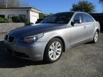 BMW 520i Cuir/Garanti/163.000km, Autos, Cuir, Argent ou Gris, 4 portes, Entreprise