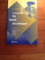 Crisiscommunicatie - een kwestie van vertrouwen, Boeken, Schoolboeken, Ophalen of Verzenden, Gelezen