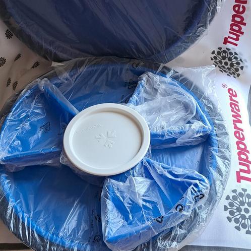 Tupperware snackschaal/aperitief /receptieschaal Nieuw, Huis en Inrichting, Keuken | Tupperware, Nieuw, Schaal, Blauw, Ophalen of Verzenden