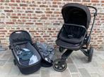Maxi cosi Nova 3 buggy draagmand kinderwagen+regenhoezen, Kinderen en Baby's, Kinderwagens en Combinaties, Gebruikt, Verstelbare duwstang