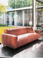 Zetel, Huis en Inrichting, Ophalen, Driepersoons, Leer, Zo goed als nieuw