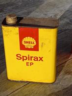 bidon d'huile vintage SHELL SPIRAX 1960, Emballage, Utilisé, Enlèvement ou Envoi