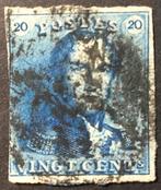 1849. LEOPOLD l. OBP:2b. Mooie marge/ watermerk., Postzegels en Munten, Met stempel, Koninklijk huis, Ophalen of Verzenden, Gestempeld