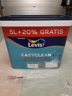 Peinture Levis EasyClean blanc mat cuisine salle de bain, Nieuw, Verf, 5 tot 10 liter, Wit