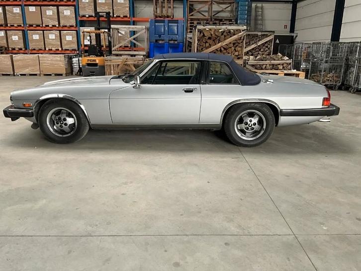 JAGUAR XJSC V12, Auto's, Oldtimers, Particulier, Jaguar, Benzine, Cabriolet, 2 deurs, Automaat, Zilver of Grijs, Grijs, Leder